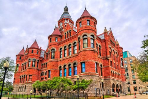 A view of the Old Red Museum in Dallas