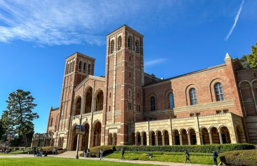 Royce Hall on the UCLA campus. 