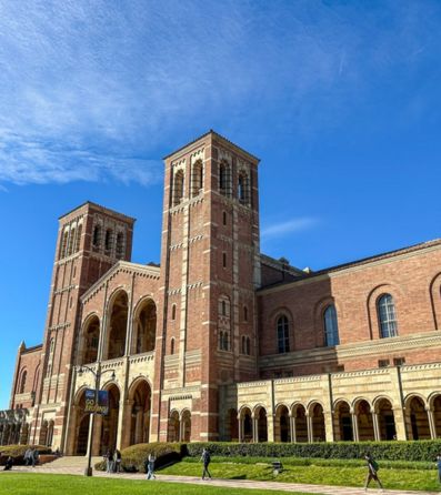 Royce Hall on the UCLA campus. 