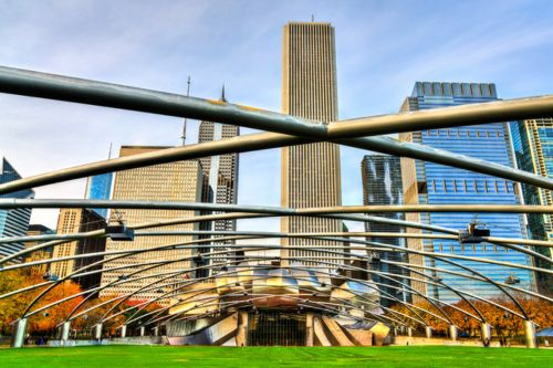 Music Pavilion at Millennium Park in Chicago