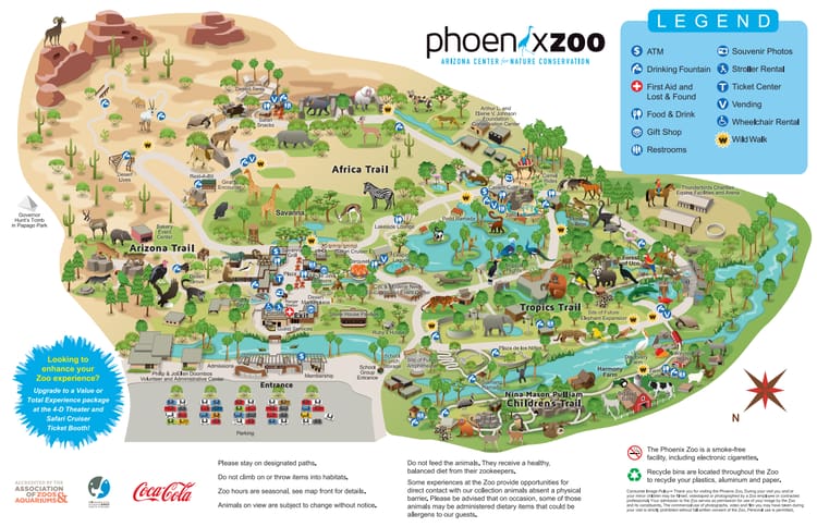 Charter Bus Rentals to the Phoenix Zoo | National Charter Bus