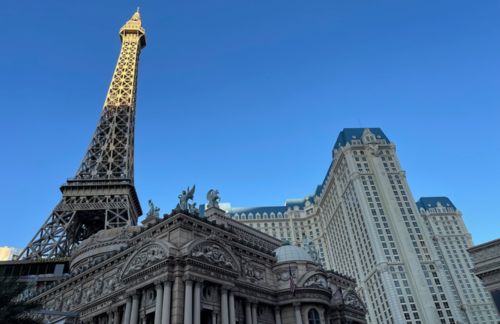 paris las vegas hotel and eiffel tower